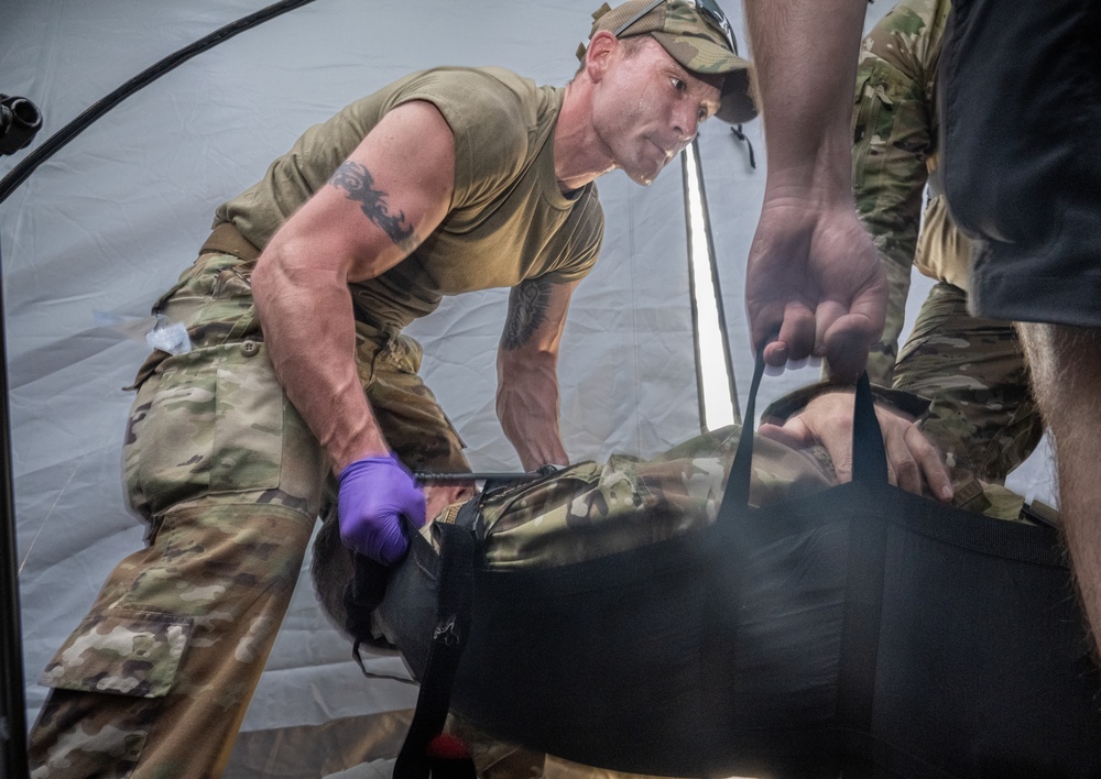 3rd AEW Airmen respond to mass casualty exercise during Agile Reaper 24-1