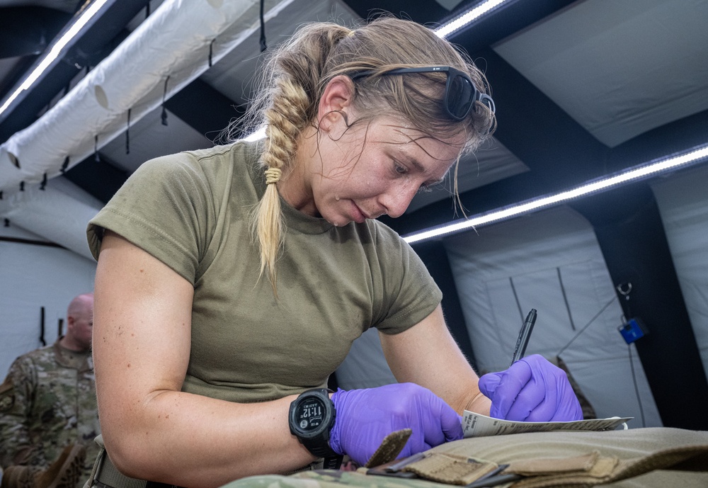 3rd AEW Airmen respond to mass casualty exercise during Agile Reaper 24-1