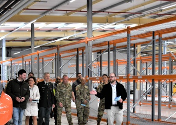 Prepositioned stock site in Belgium opens medical materiel warehouse