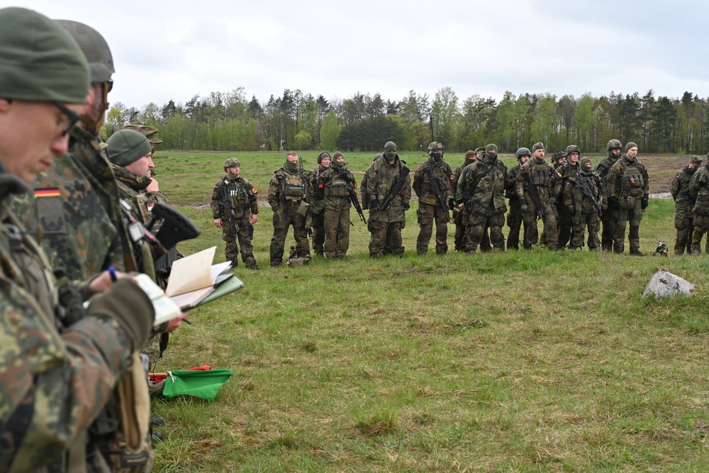 Saber Strike 24: German Soldiers conduct Live Fire Training Exercise