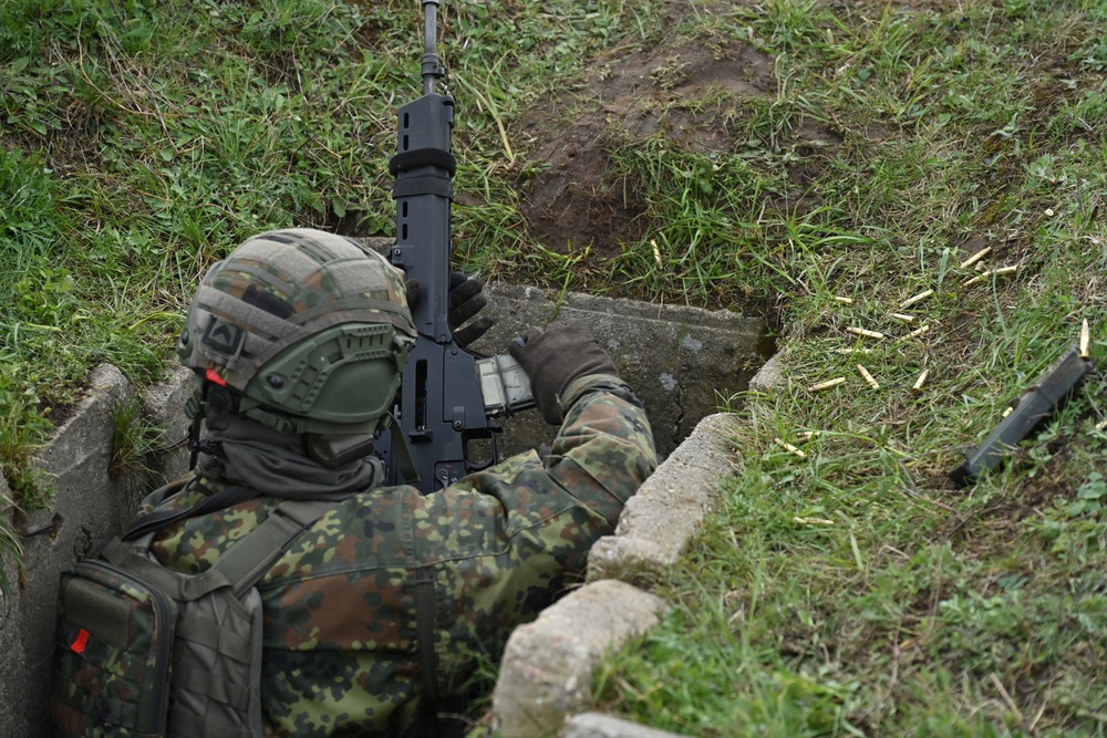 Saber Strike 24: German Soldiers conduct Live Fire Training Exercise