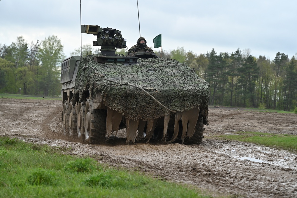 Saber Strike 24: German Soldiers conduct Live Fire Training Exercise