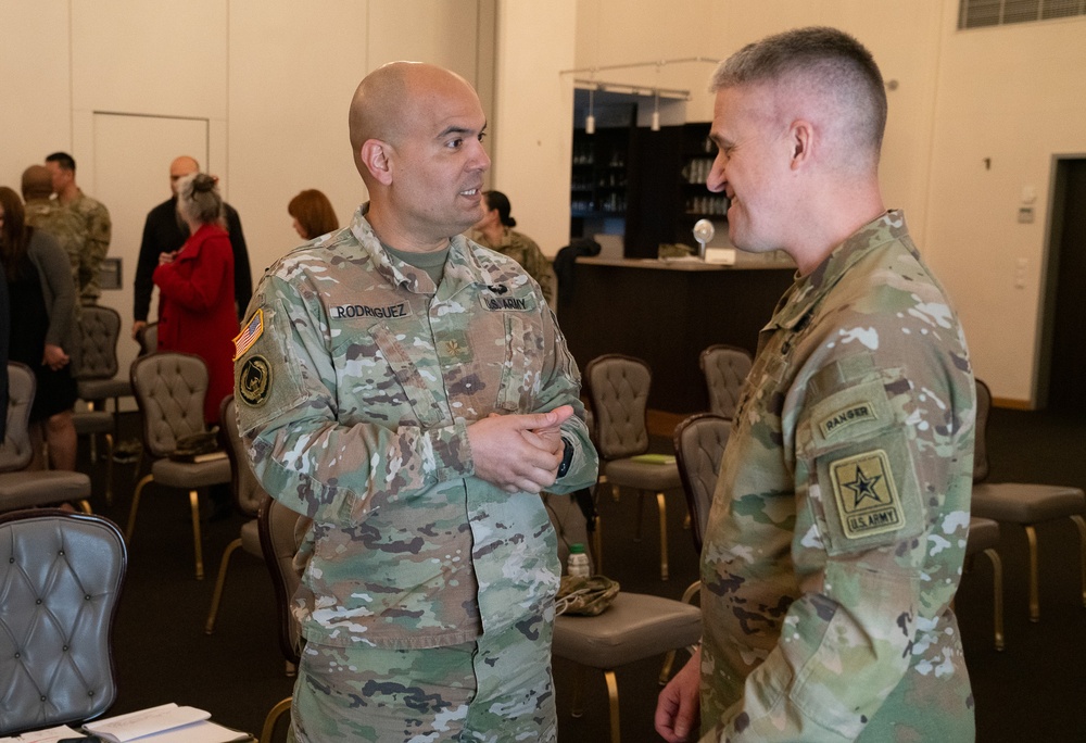 Army G-1 officer spotlights HR Impact during Europe visit
