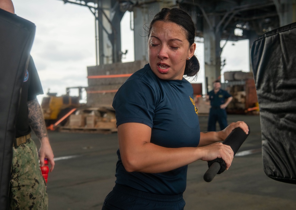 DVIDS Images Hershel "Woody" Williams Conducts OC Spray Course