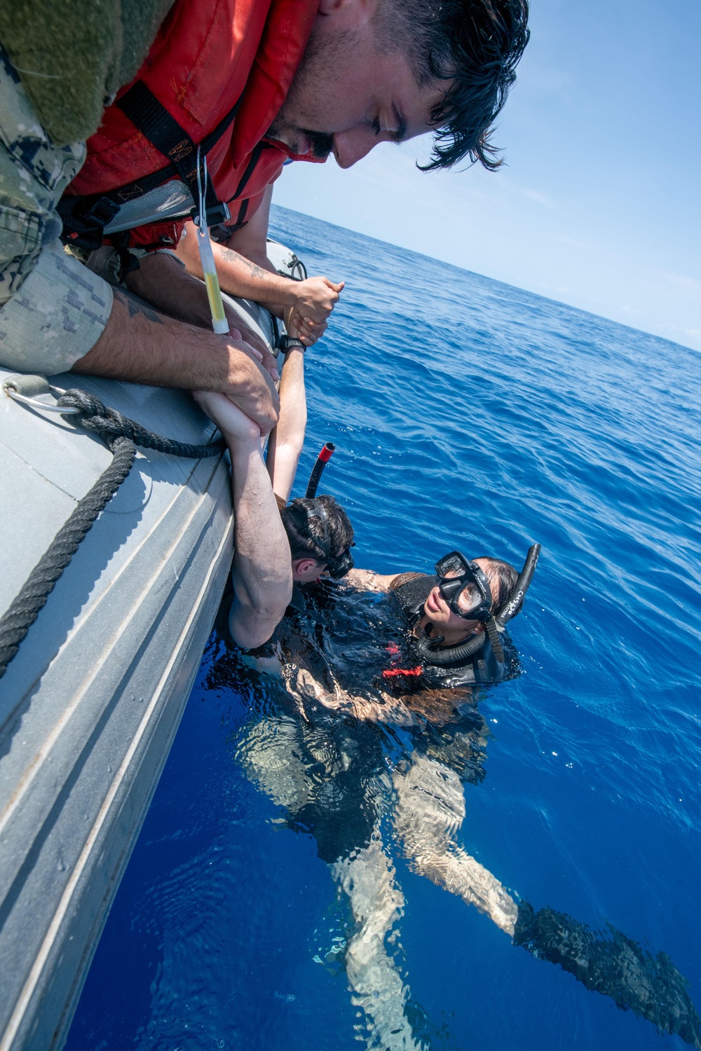 Hershel &quot;Woody&quot; Williams Conducts Small Boat Operations with Nigerian Navy