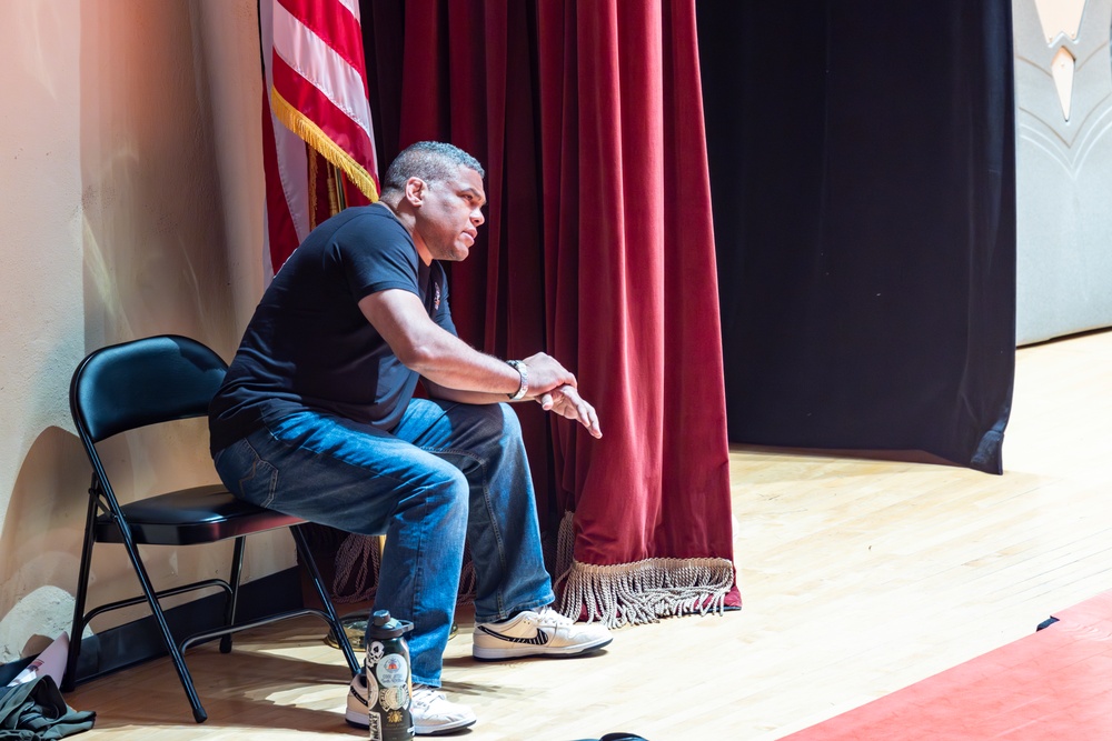 U.S. Marines and Royal Marines compete in jiu jitsu during the 2024 Virginia Gauntlet