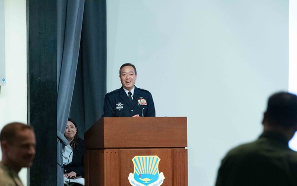 Air University hosts Japanese air defense leader