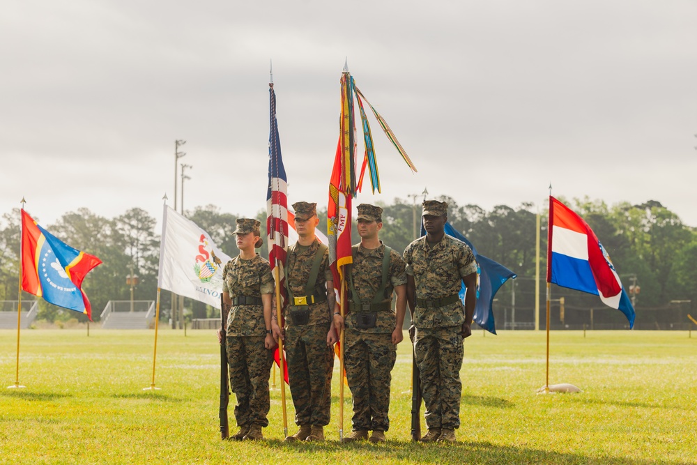 2d Battalion, 2d Marine Regiment Change of Command Ceremony