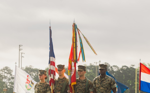 2d Battalion, 2d Marine Regiment Change of Command Ceremony