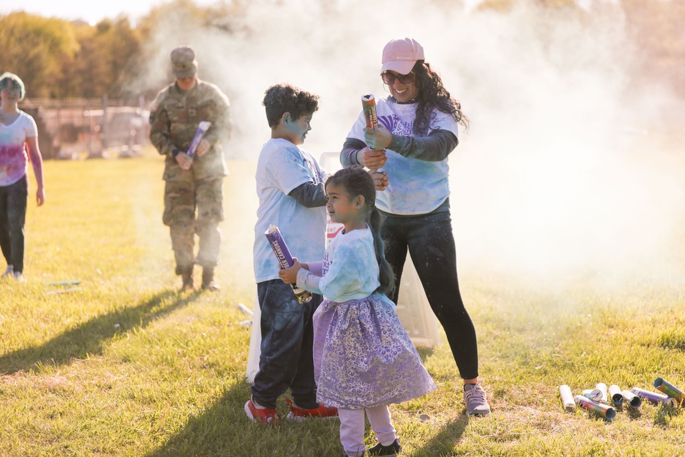 Indiana National Guard fun run honors military kids