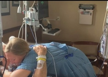 Military spouse ‘shares her spare’ with fellow Olympian’s dad