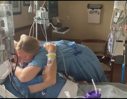 Military spouse ‘shares her spare’ with fellow Olympian’s dad
