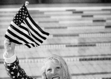 Military spouse ‘shares her spare’ with fellow Olympian’s dad