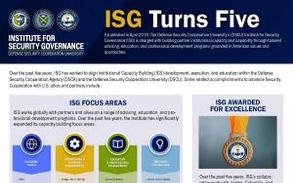 ISG TURNS FIVE!