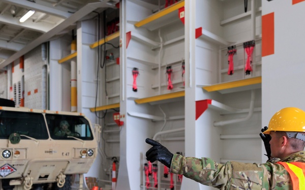 U.S. Army Reserve and Danish militaries open the Kalundborg port for DEFENDER 24