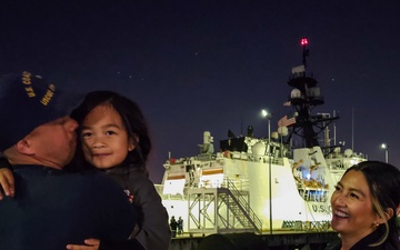 U.S. Coast Guard Cutter Stratton returns home following 111-day Alaskan deployment