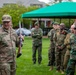 Foreign Attachés visit with Old Guard Soldiers