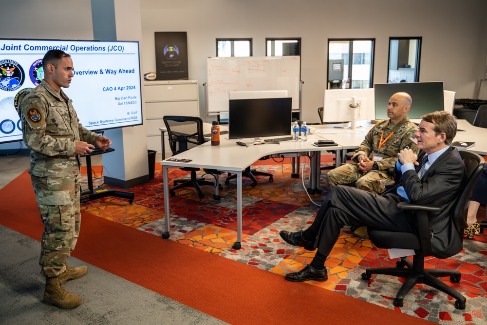 U.S. Sen. Bennet visits NSDC, JCO
