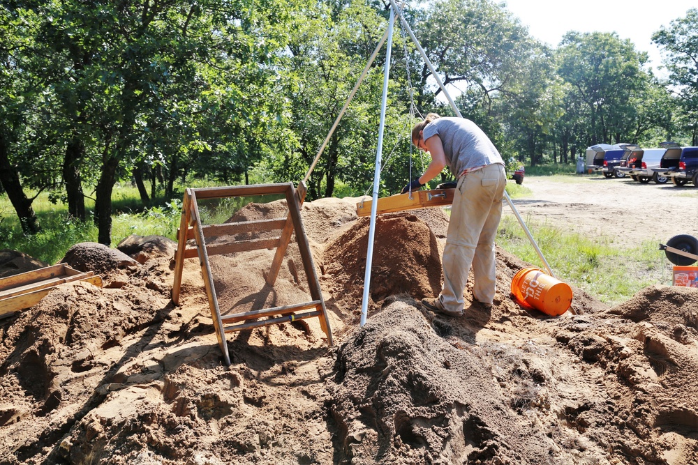 Fort McCoy ArtiFACT: Visiting archeologists establish Stillwell Crossing Mock Cultural Site