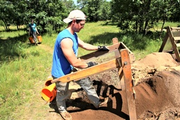 Fort McCoy ArtiFACT: Visiting archeologists establish Stillwell Crossing Mock Cultural Site