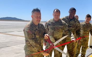 Leaders celebrate hangar completion at Yuma Proving Ground