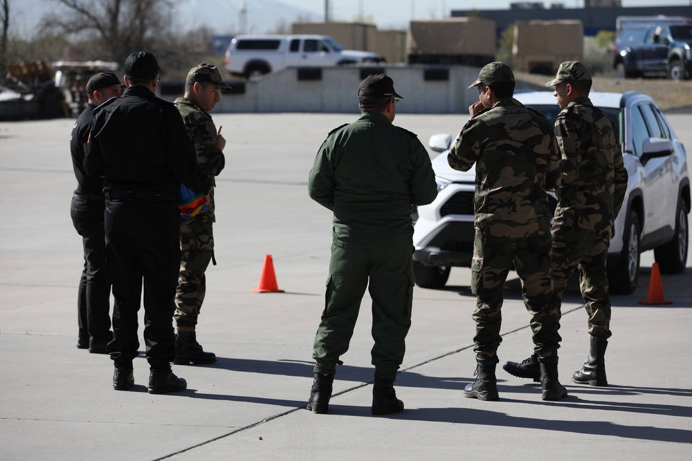 Moroccan forces received training in Utah as part of the State Partnership Program