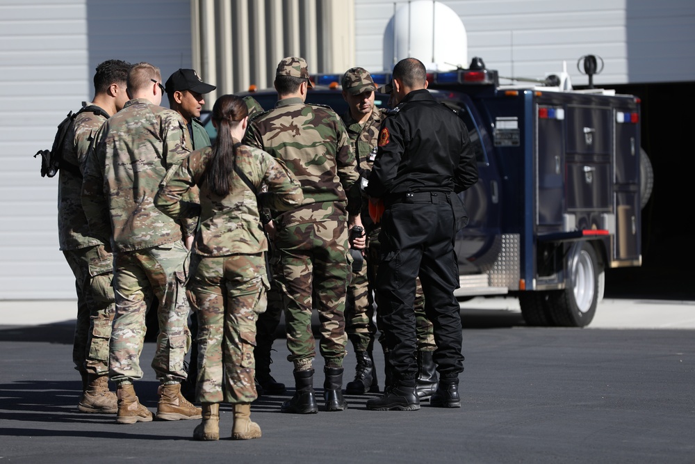 Moroccan forces received training in Utah as part of the State Partnership Program