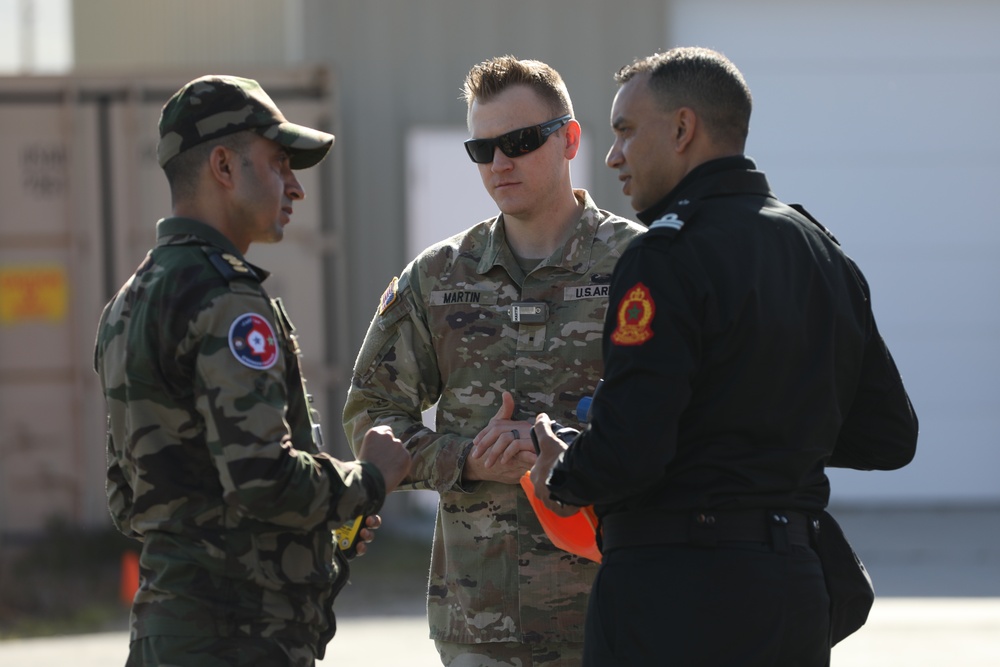 Moroccan forces received training in Utah as part of the State Partnership Program