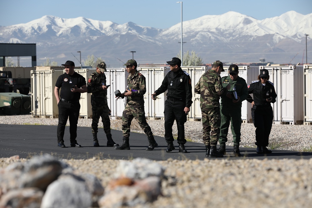 Moroccan forces received training in Utah as part of the State Partnership Program