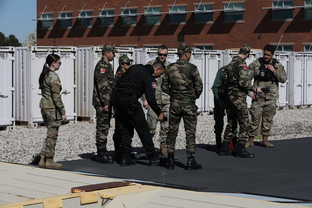 Moroccan forces received training in Utah as part of the State Partnership Program