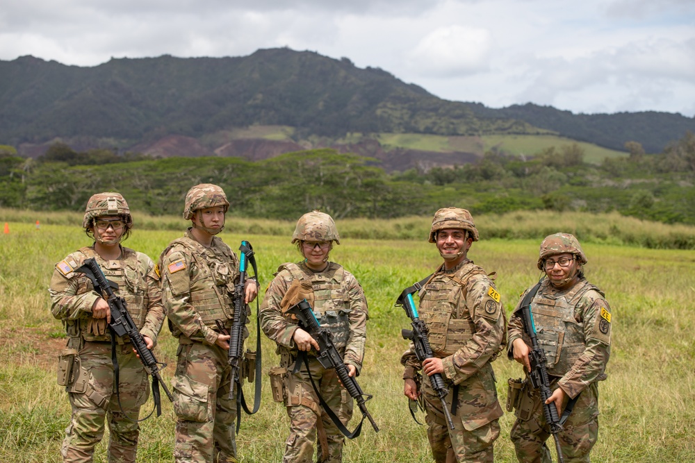 Brian D. Aligood Army Community Hospital Solders compete in the MRC-P Best Leader Competition