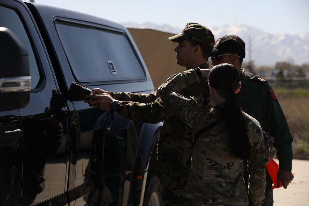 Moroccan forces received training in Utah as part of the State Partnership Program