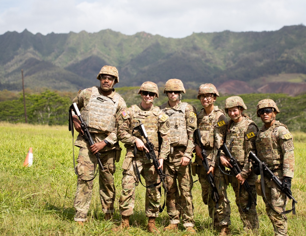 Dental Health Command Pacific Soldiers compete in the Medical Readiness Command Pacific Best Leader Competition