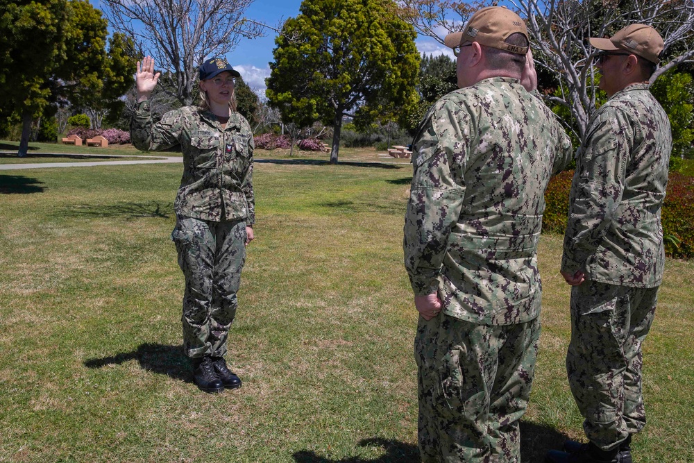 MC2 Sternod Reenlistment