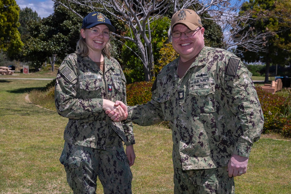 MC2 Sternod Reenlistment