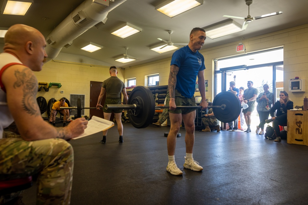 TECOM Fittest Instructor Competition Deadlift and Burpees