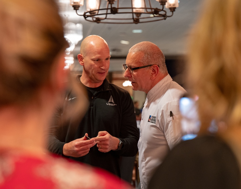 Chef Robert Irvine visits Peterson SFB
