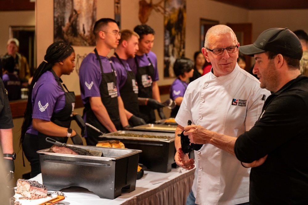 Chef Robert Irvine visits Peterson SFB