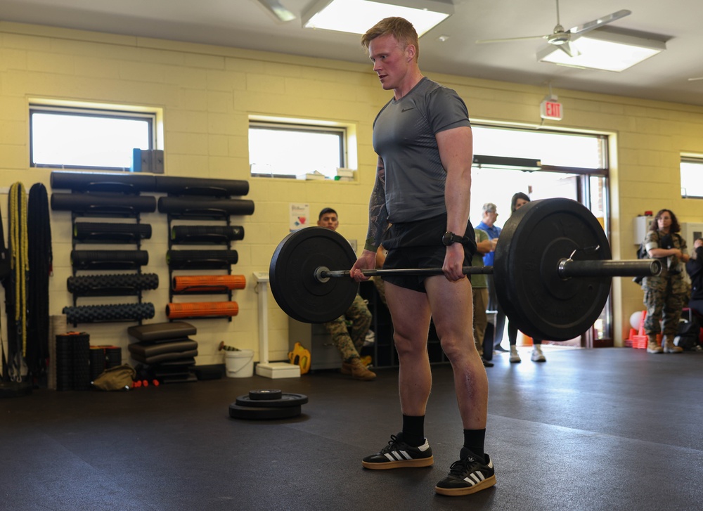 TECOM Fittest Instructor Competition Deadlifts and Burpees