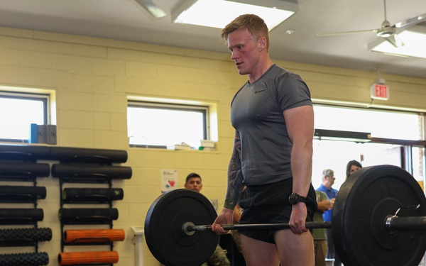 TECOM Fittest Instructor Competition Deadlifts and Burpees