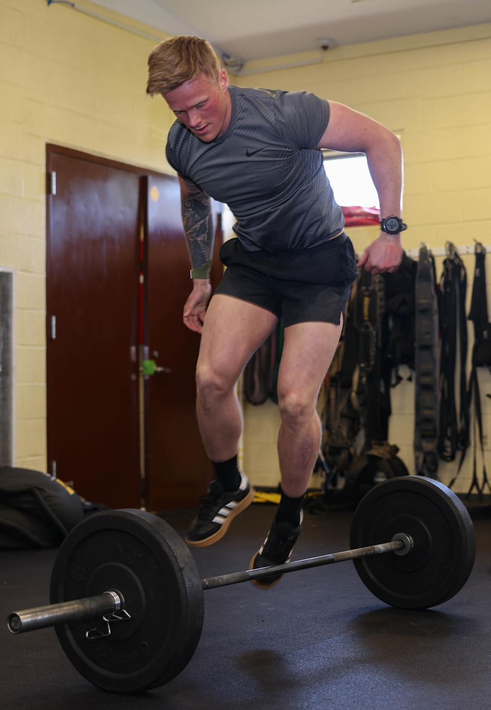 TECOM Fittest Instructor Competition Deadlifts and Burpees