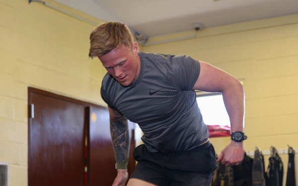 TECOM Fittest Instructor Competition Deadlifts and Burpees