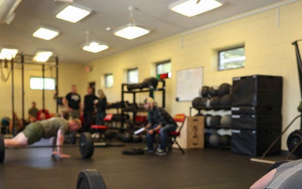 TECOM Fittest Instructor Competition Deadlifts and Burpees