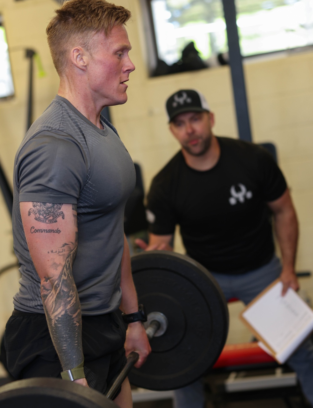 TECOM Fittest Instructor Competition Deadlifts and Burpees