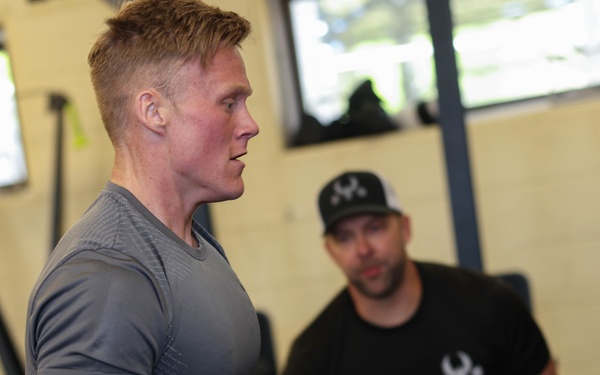 TECOM Fittest Instructor Competition Deadlifts and Burpees