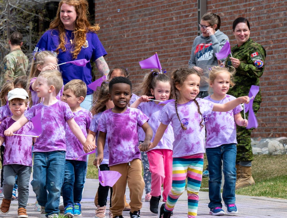 Month of the Military Child parade held at Peterson SFB