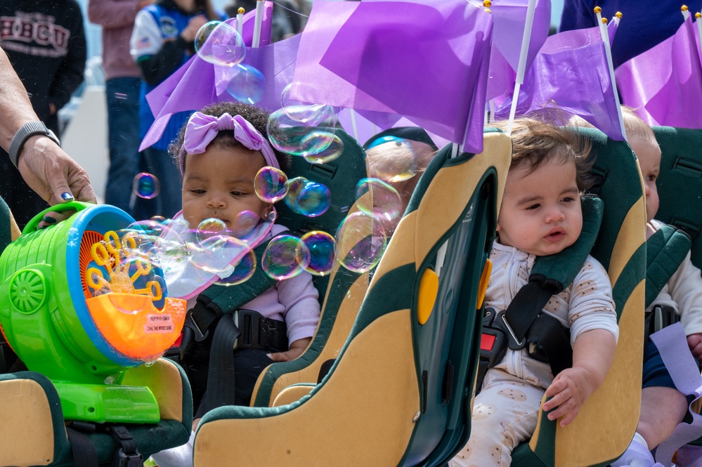 Month of the Military Child parade held at Peterson SFB