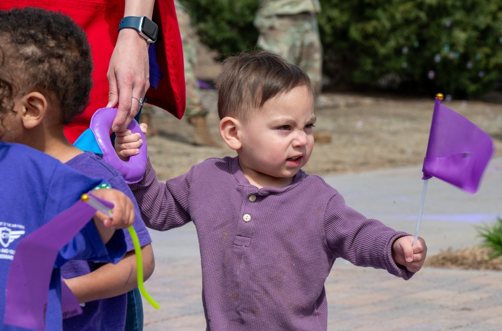 Month of the Military Child parade held at Peterson SFB