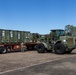 MRF-D 24.3 Marines stage equipment, tactical vehicles