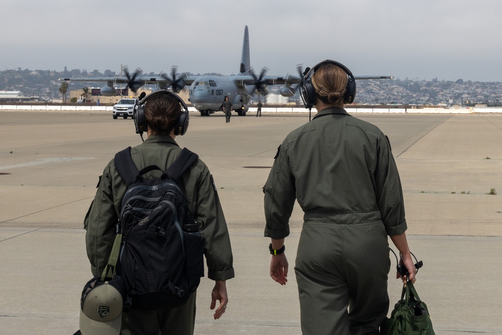 Padres Flyover - Salute to Women in the Military